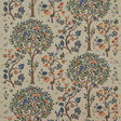 Morris & Co Kelmscott Tree Russet/Forest Fabric