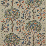 Morris & Co Kelmscott Tree Russet/Forest Fabric
