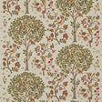 Morris & Co Kelmscott Tree Russet/Artichoke Fabric