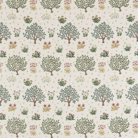 Morris & Co Orchard Bayleaf/Rose Fabric