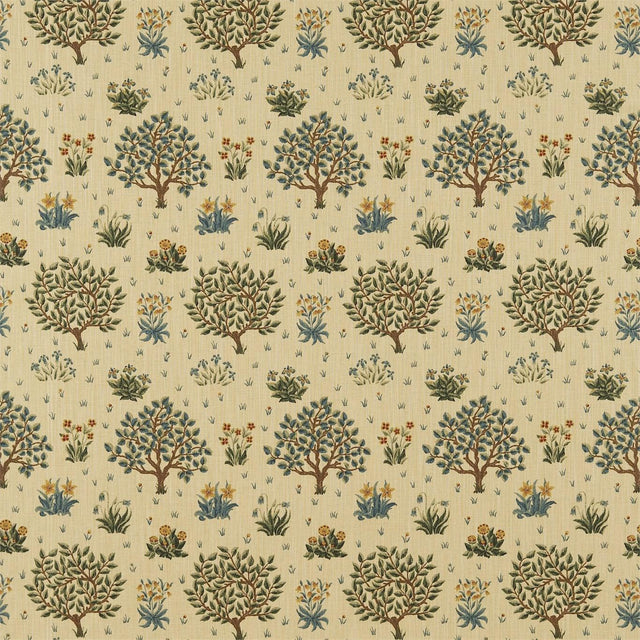 Morris & Co Orchard Olive/Gold Fabric