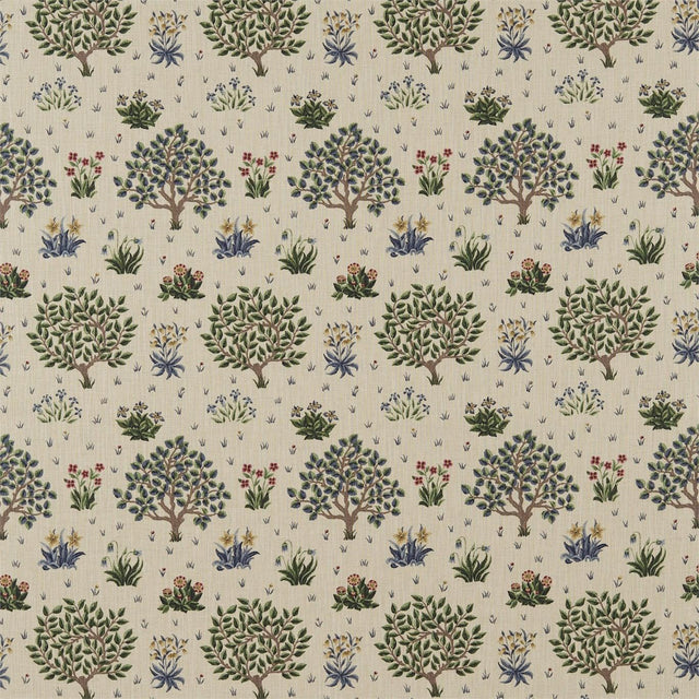 Morris & Co Orchard Forest/Indigo Fabric