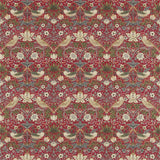 Morris & Co Strawberry Thief Crimson/Slate Fabric