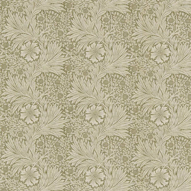 Morris & Co Marigold Olive/Linen Fabric