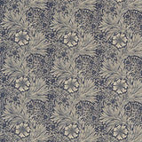 Morris & Co Marigold Indigo/Linen Fabric