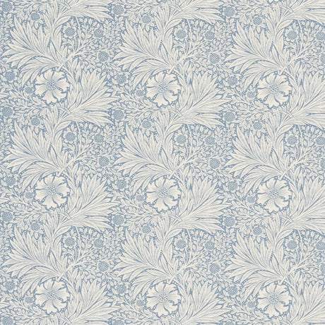 Morris & Co Marigold Blue/Ivory Fabric