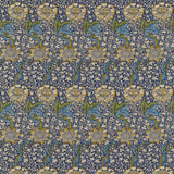Morris & Co Kennet Indigo/Gold Fabric