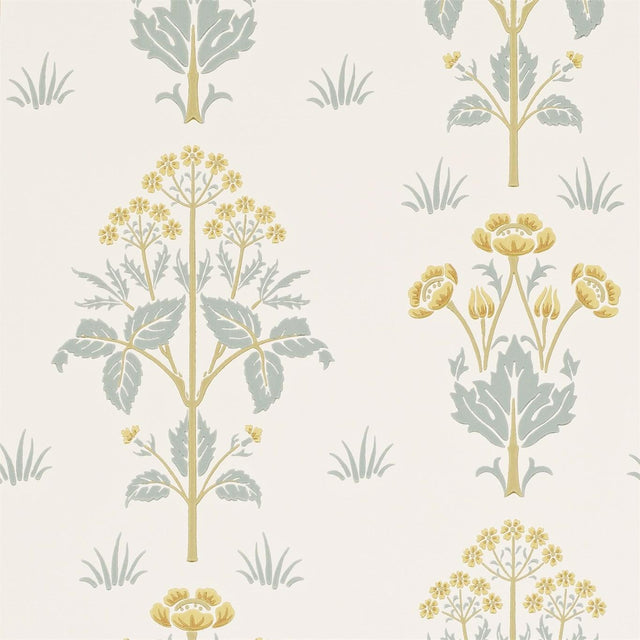 Morris & Co Meadow Street Gold/Slate Wallpaper