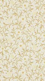 Morris & co Scroll Vellum/Biscuit Wallpaper