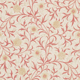 Morris & Co Scroll Brick/Buff Wallpaper