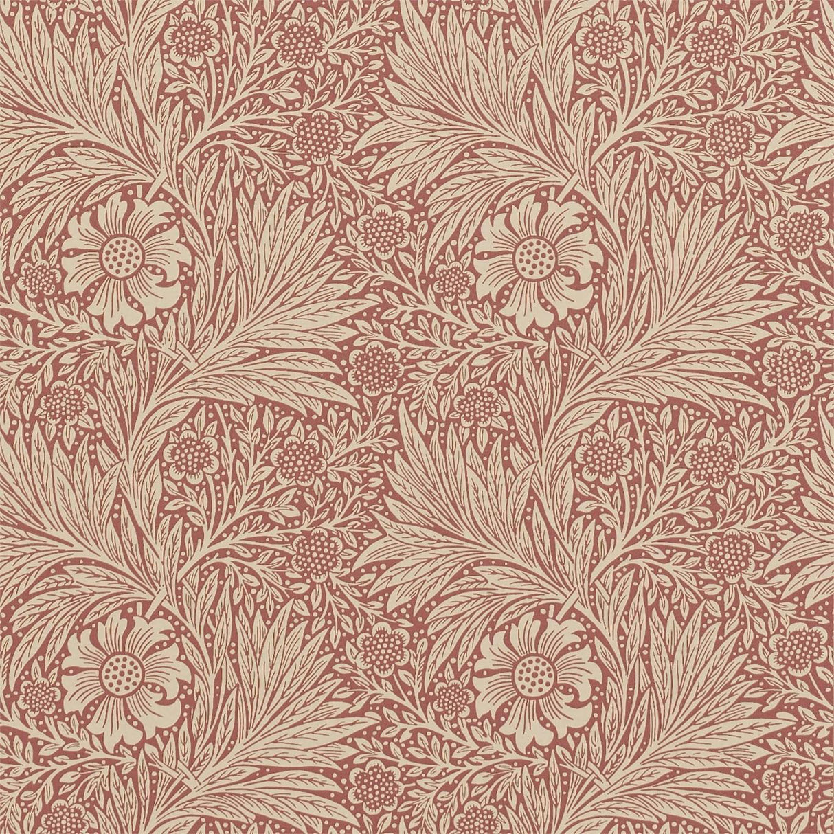 Morris & Co Marigold Brick Wallpaper
