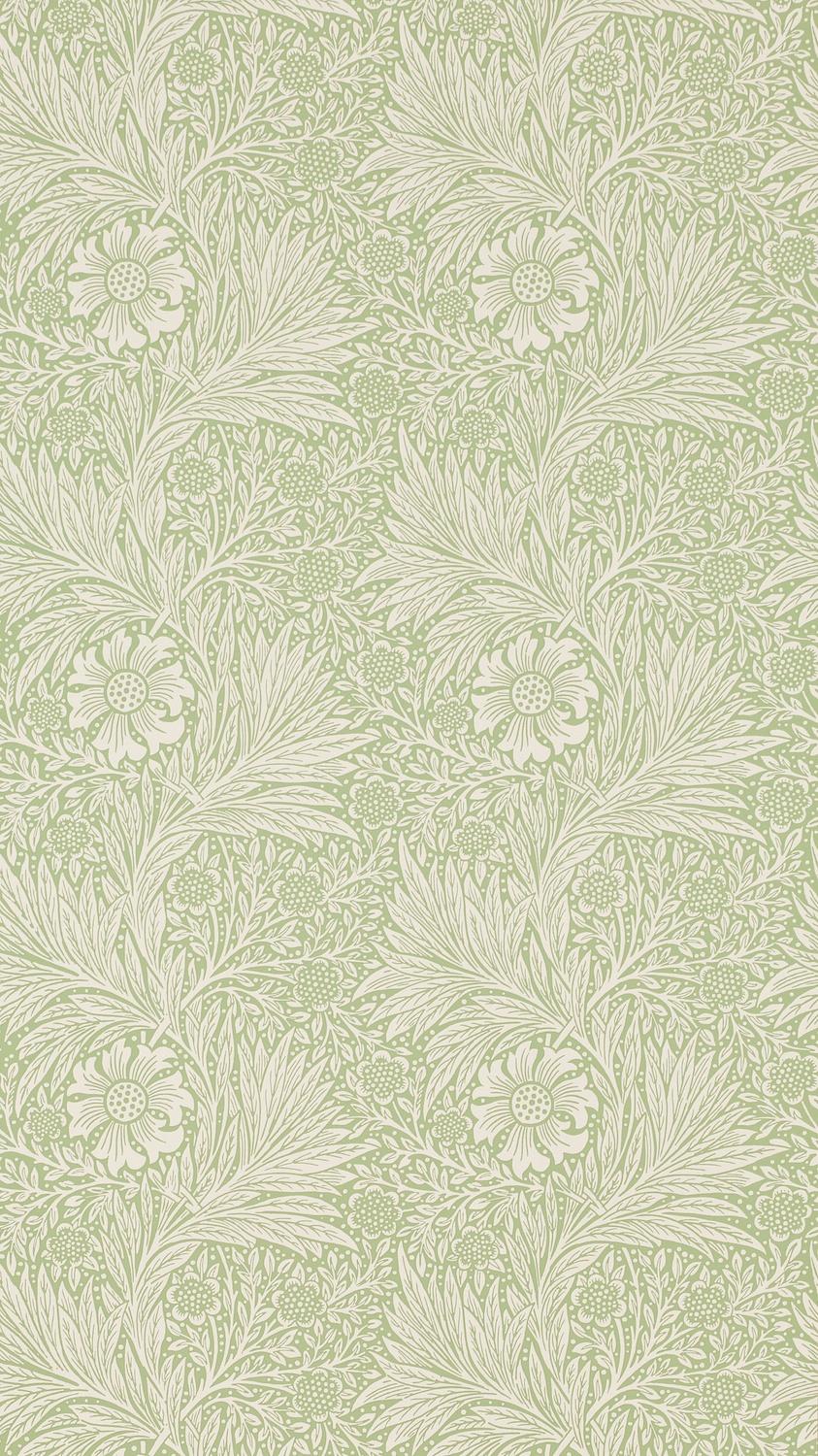 Morris & co Marigold Artichoke Wallpaper