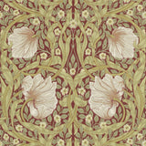 Morris & Co Pimpernel Brick/Olive Wallpaper