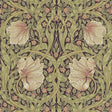 Morris & Co Pimpernel Bullrush/Russet Wallpaper