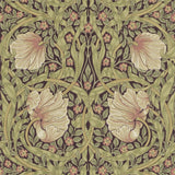 Morris & Co Pimpernel Bullrush/Russet Wallpaper