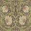 Morris & Co Pimpernel Bullrush/Russet Wallpaper