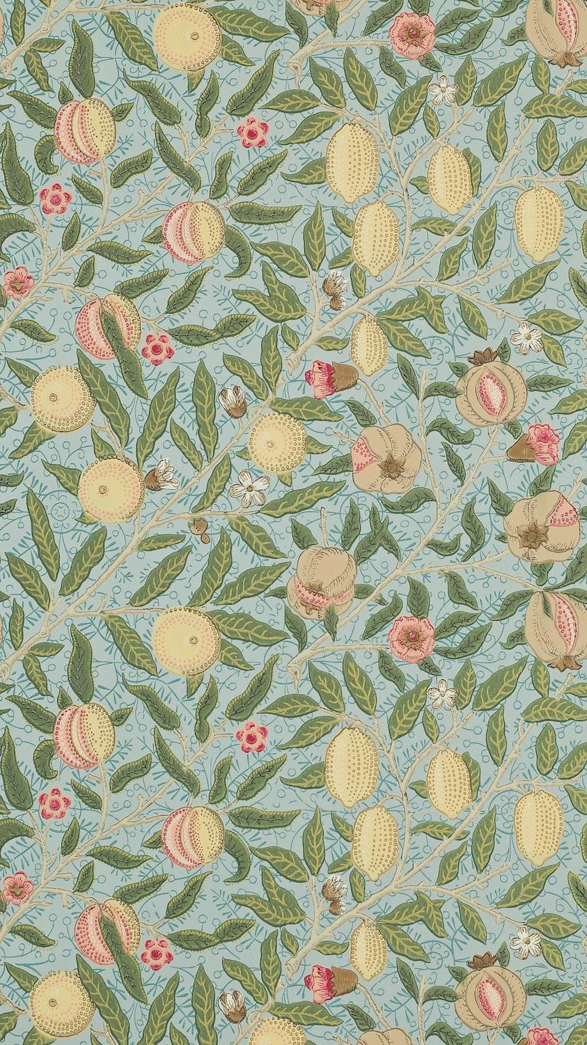 Morris & co Fruit Slate/Thyme Wallpaper