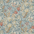 Morris & Co Golden Lily Slate/Manilla Wallpaper