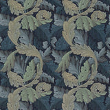 Morris & Co Acanthus Tapestry Indigo/Mineral Fabric