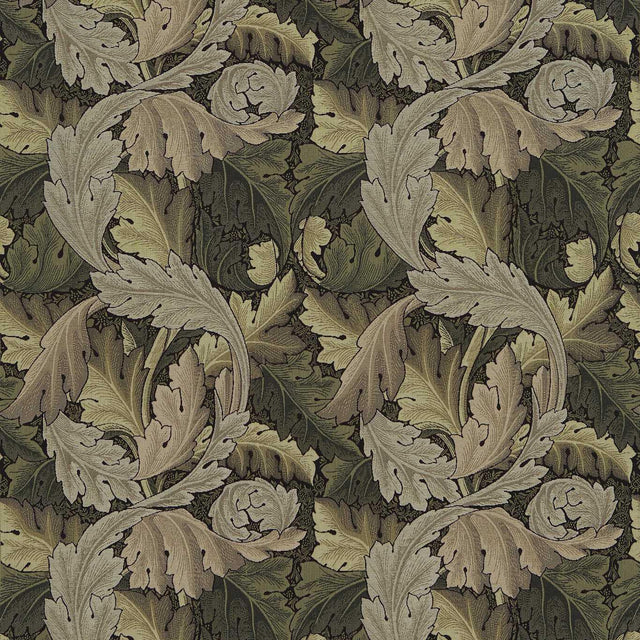Morris & Co Acanthus Tapestry Forest/Hemp Fabric