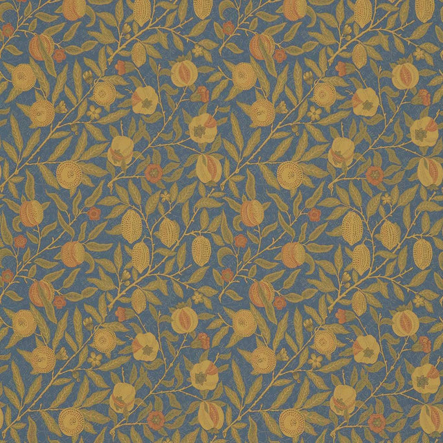 Morris & Co Fruit Blue/Thyme Fabric