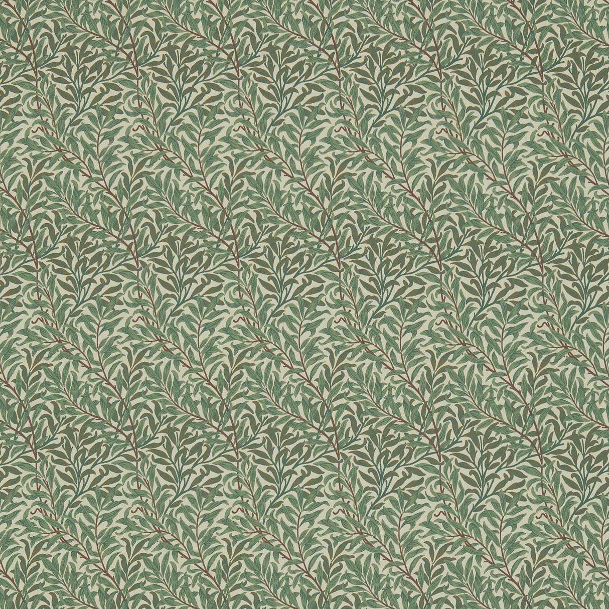 Morris & Co Willow Bough Forest/Thyme Fabric