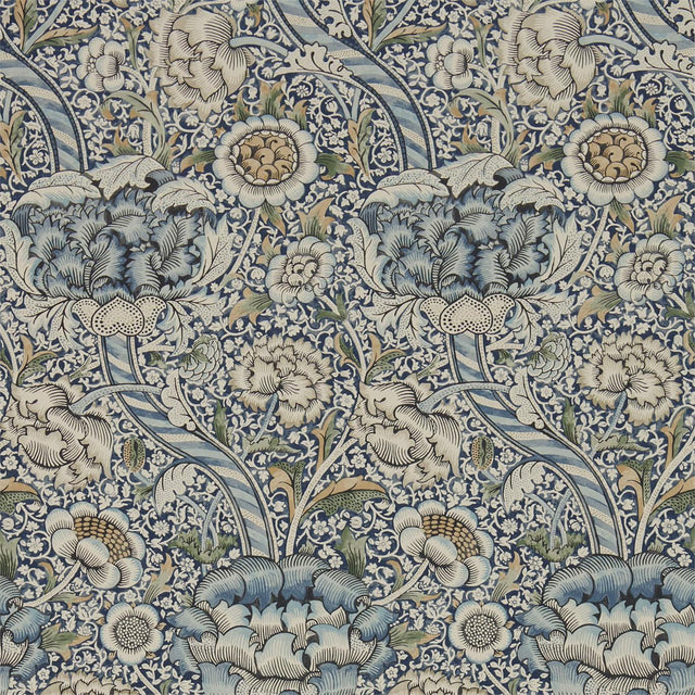Morris & Co Wandle Blue/Stone Wallpaper