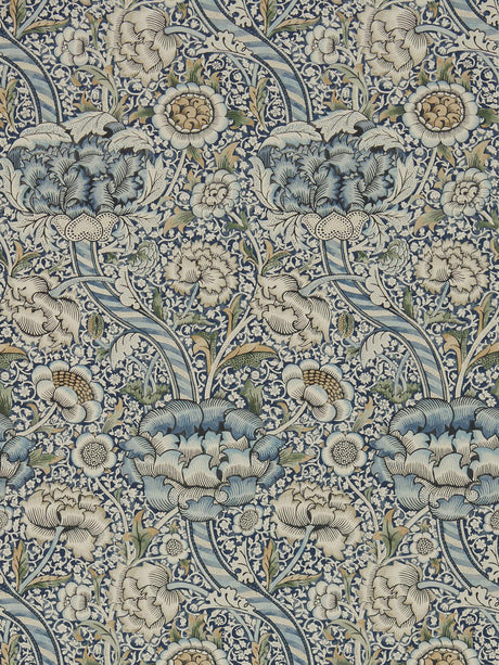 Morris & co Wandle Blue/Stone Wallpaper
