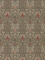 Morris & co Snakeshead Charcoal/Spice Wallpaper