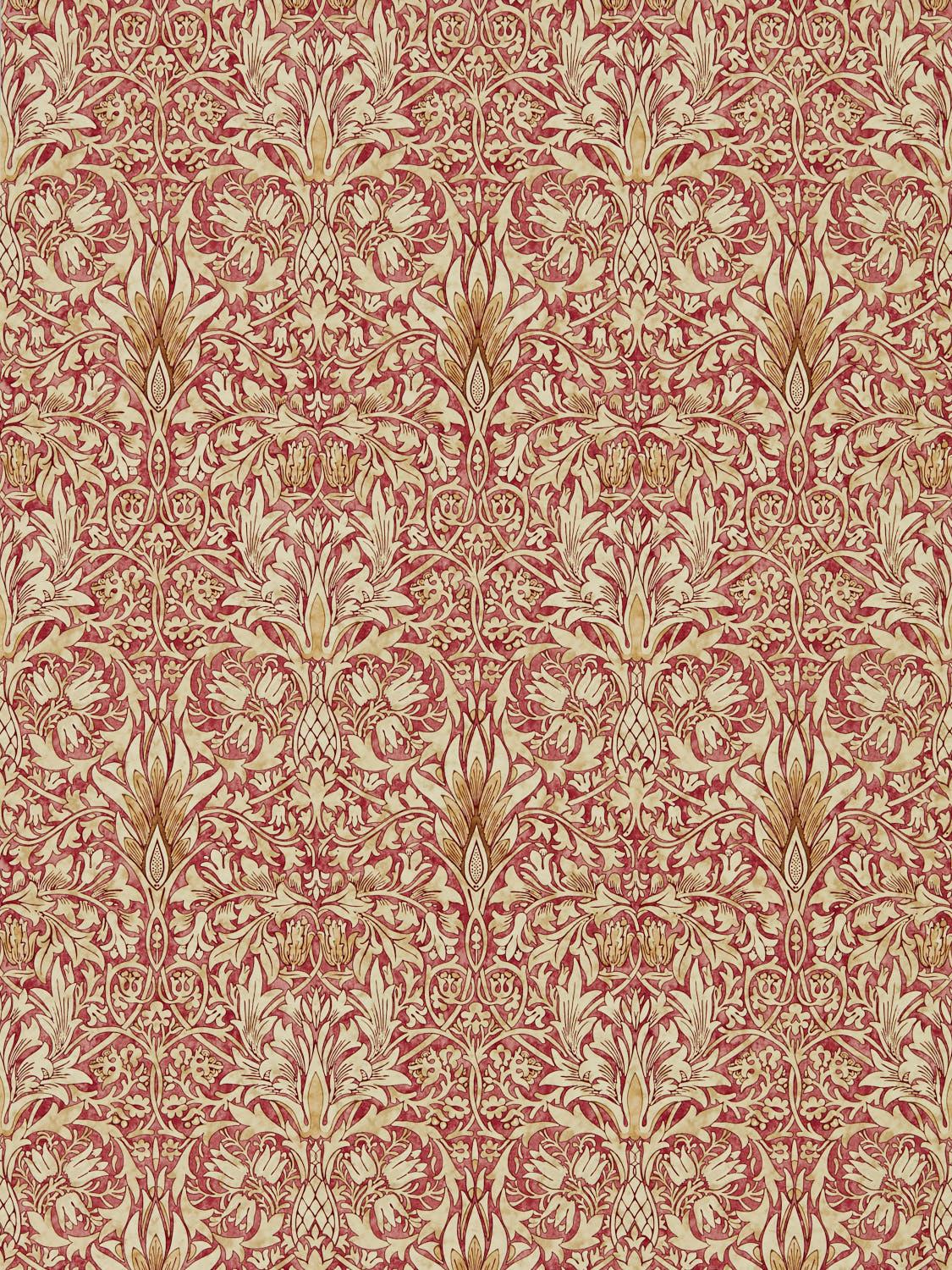 Morris & co Snakeshead Madder/Gold Wallpaper