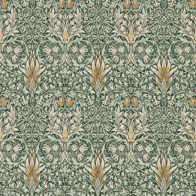 Morris & Co Snakeshead Forest/Thyme Wallpaper
