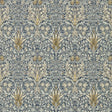 Morris & Co Snakeshead Indigo/Cumin Wallpaper
