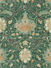 Morris & Co Montreal Forest/Teal Wallpaper