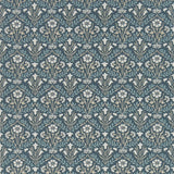 Morris & Co Morris Bellflowers Indigo/Linen Wallpaper