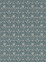 Morris & co Morris Bellflowers Indigo/Linen Wallpaper