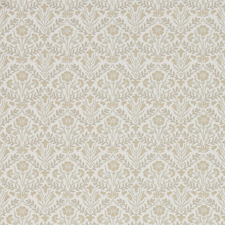 Morris & Co Morris Bellflowers Linen/Cream Wallpaper