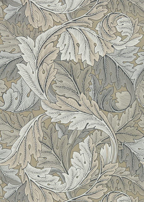Morris & co Acanthus Manilla/Stone Wallpaper