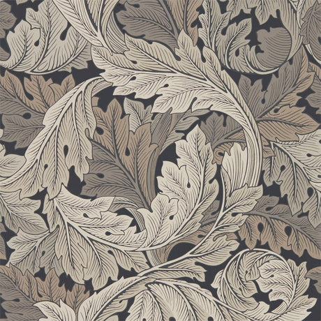 Morris & Co Acanthus Charcoal/Grey Wallpaper