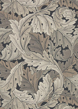 Morris & co Acanthus Charcoal/Grey Wallpaper