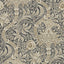 Morris & Co Indian Charcoal/Nickel Wallpaper