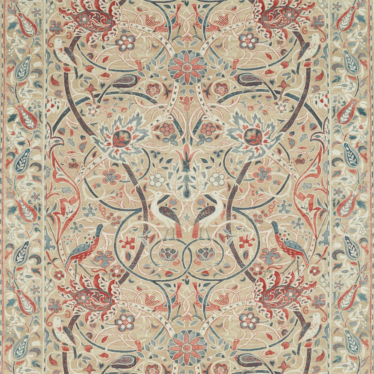 Morris & Co Bullerswood Spice/Manilla Fabric