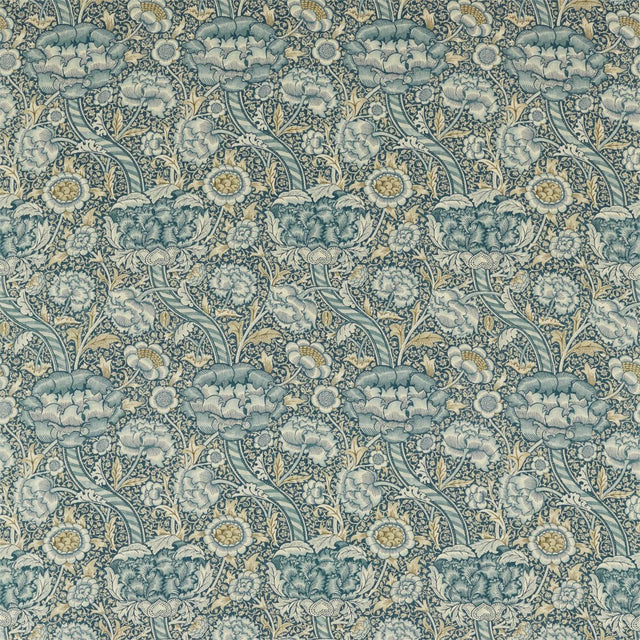 Morris & Co Wandle Blue/Stone Fabric