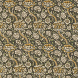 Morris & Co Wandle Charcoal/Mustard Fabric