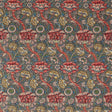 Morris & Co Wandle Indigo/Carmine Fabric
