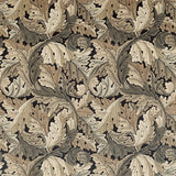 Morris & Co Acanthus Charcoal/Grey Fabric