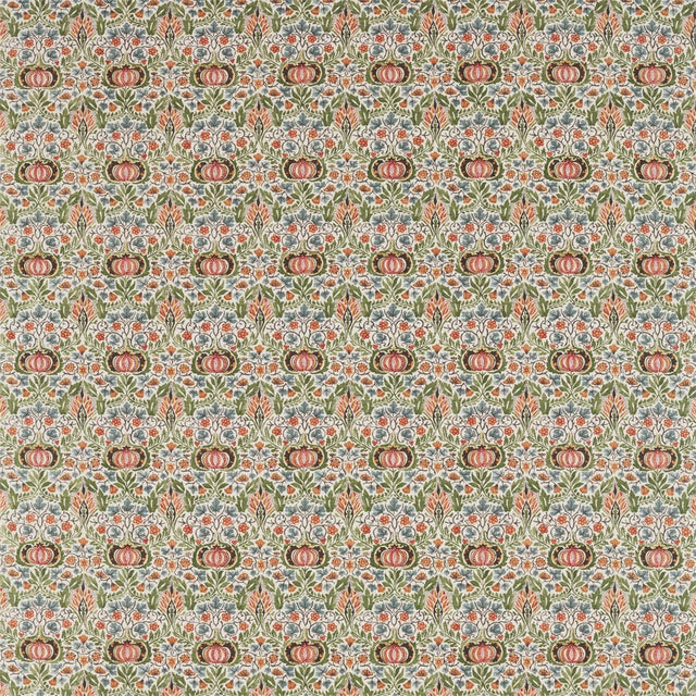 Morris & Co Little Chintz Olive/Ochre Fabric