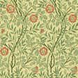 Morris & Co Sweet Briar Green/Blue/Rust Wallpaper