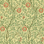 Morris & Co Sweet Briar Green/Blue/Rust Wallpaper