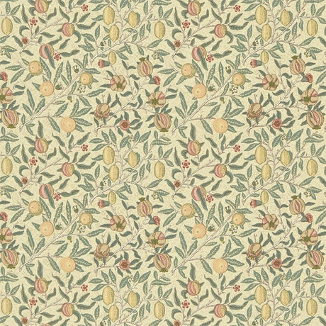 Morris & Co Fruit Minor Willow Green/Lemon Fabric
