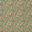 Morris & Co Honeysuckle Bottle Green/Mulberry Fabric